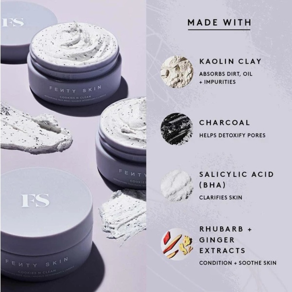 NIB Fenty Skin Cookies and Clean Detox Face Mask - Picture 3 of 4